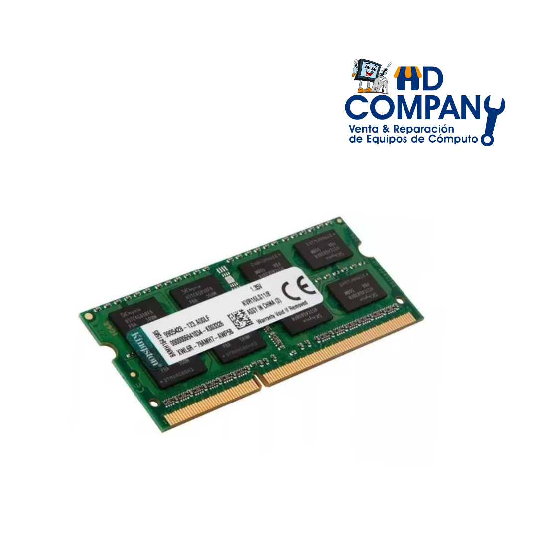 Memoria ram sodimm DDR3 8G IMPORTADA