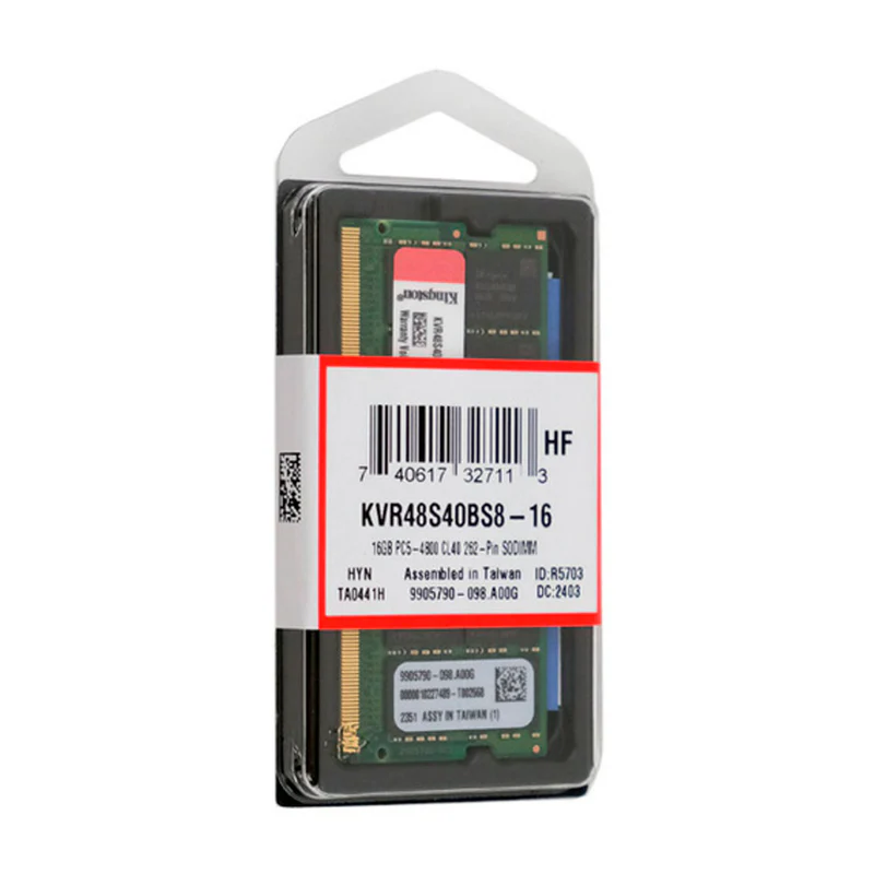 Memoria ram sodimm DDR5 Kingston DDR5 16GB 4800MHz