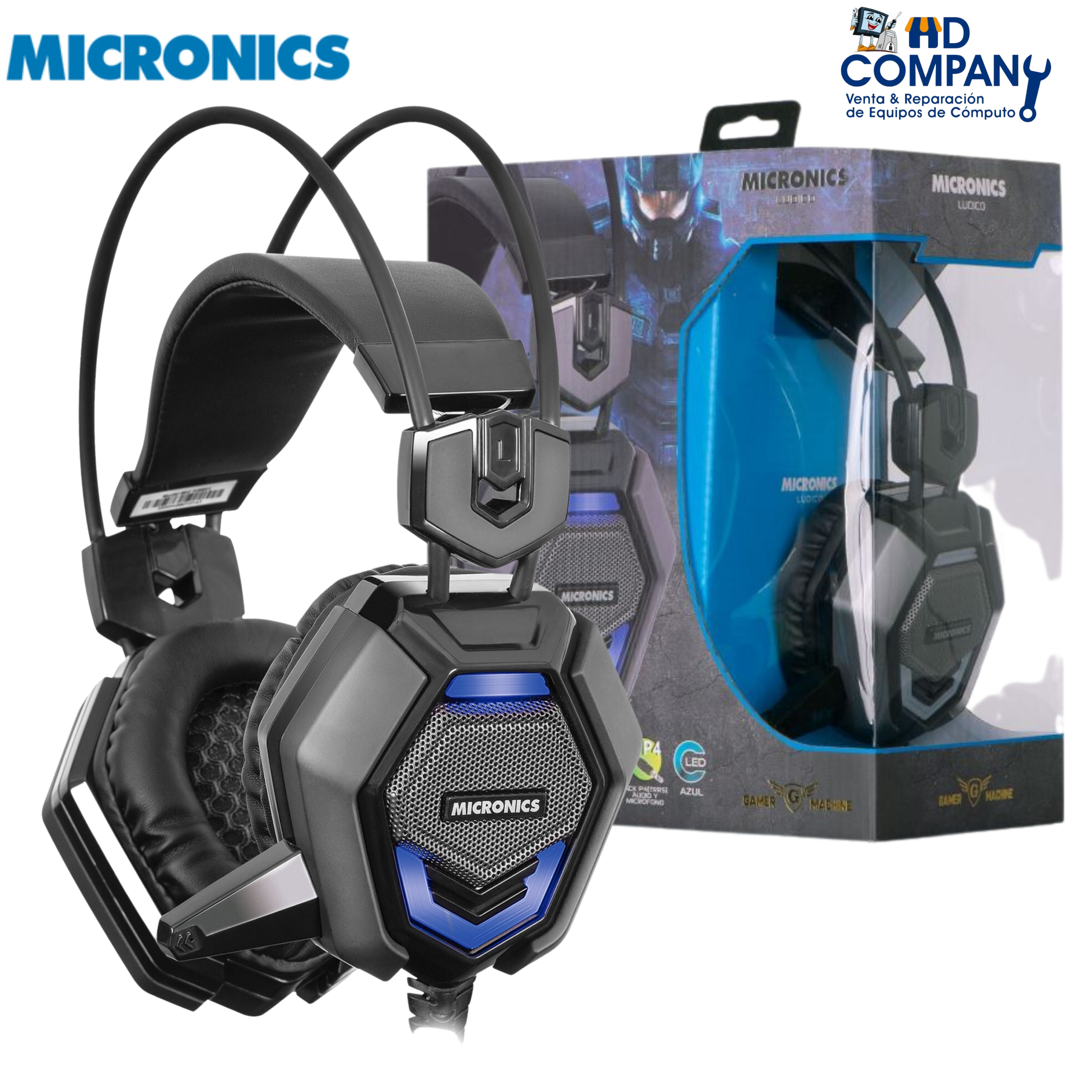 Microfono auricular MICRONICS LUDICO HG802 Para PCS