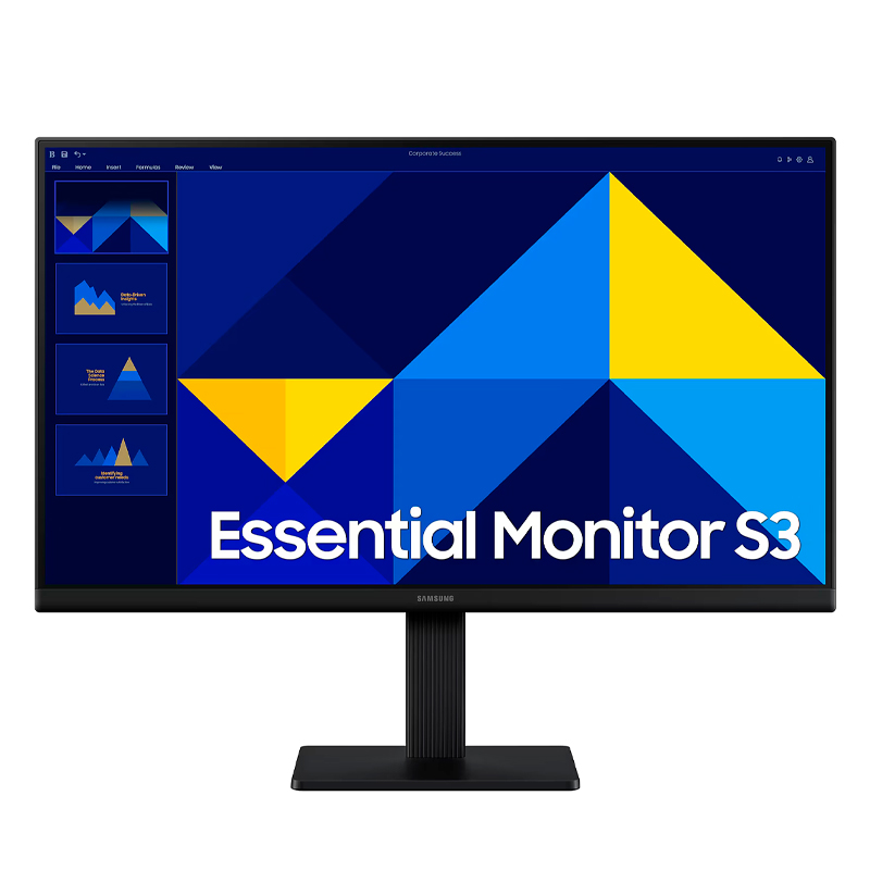 Monitor SAMSUNG Essential Monitor S3, 22" FHD IPS, 100Hz, HDMI, VGA S22D300GAL