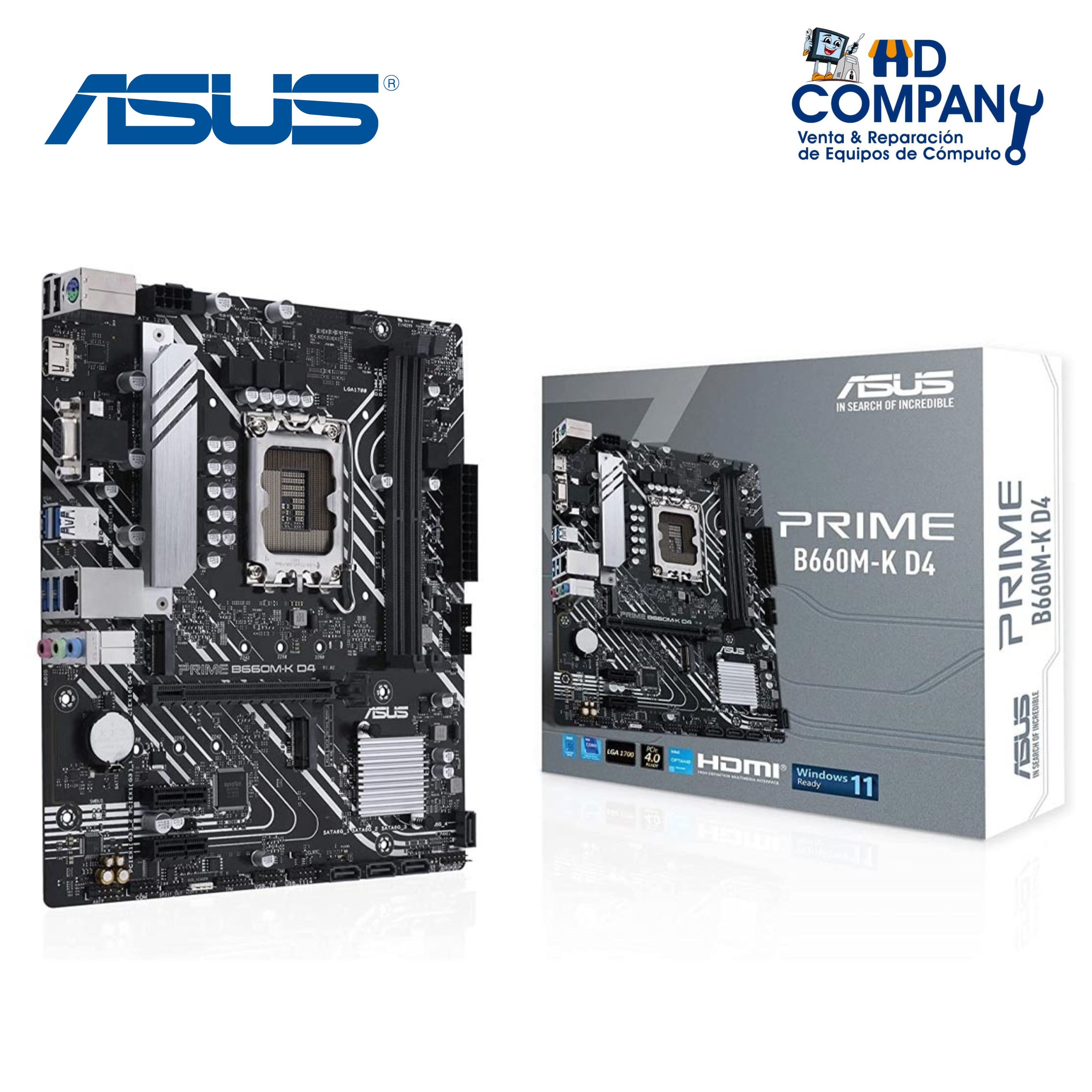 Motherboard ASUS PRIME B660M-K D4, Chipset Intel B660, LGA1700