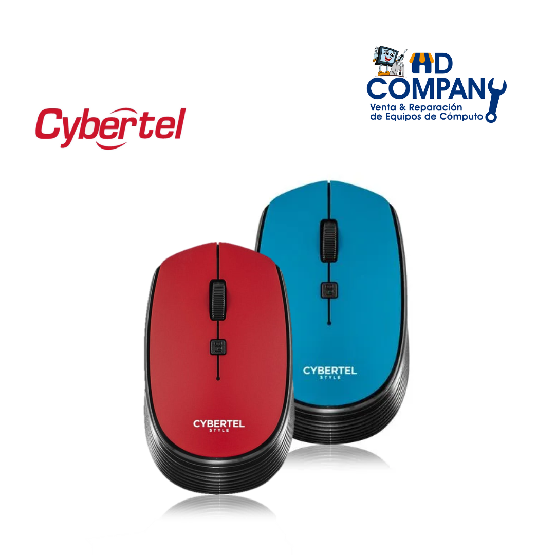 Mouse BLACK WIFI CYBERTEL Style M312, Receptor USB