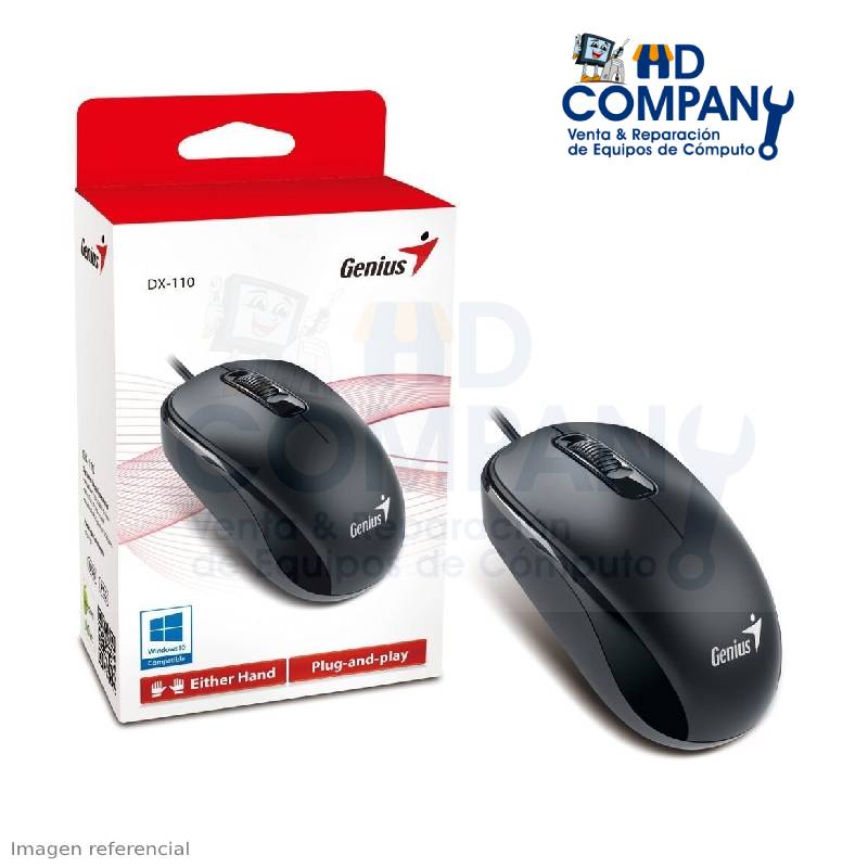 Mouse GENIUS DX-110 USB rojo