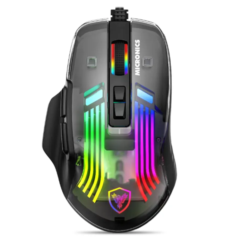 Mouse Gamer MURANO MIC GM891 USB RGB 7B 12800DPI MICRONICS