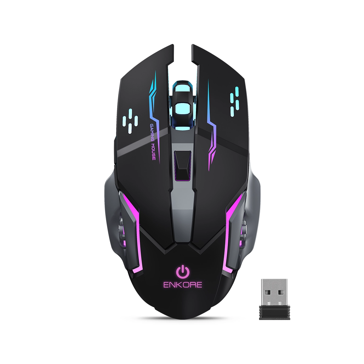 Mouse Gamer Recargable Bluetooth ENKORE THUNDER EKM501 3m 6 botones