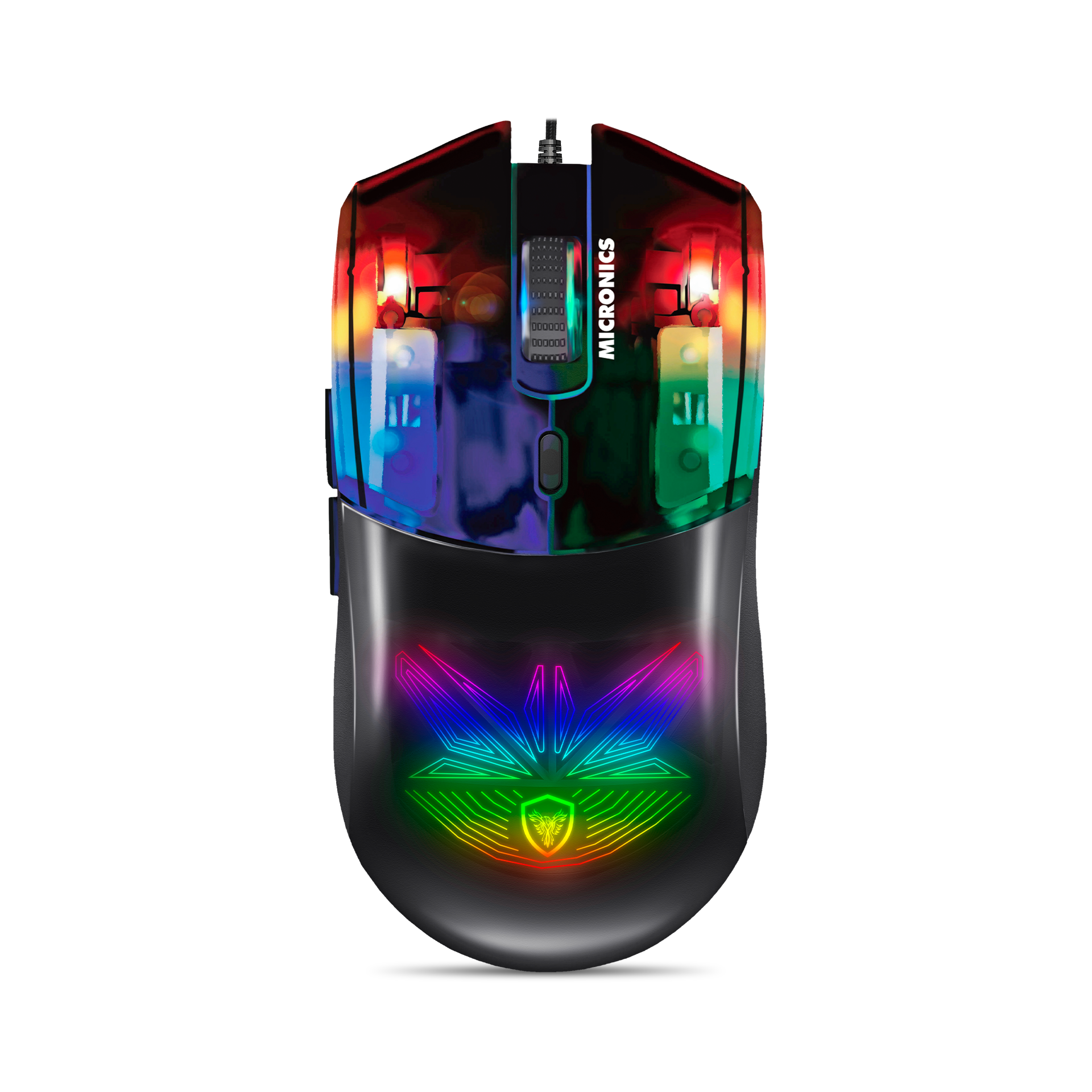 Mouse Gamer SPECTRE MIC GM812 USB RGB 7B 12800DPI MICRONICS
