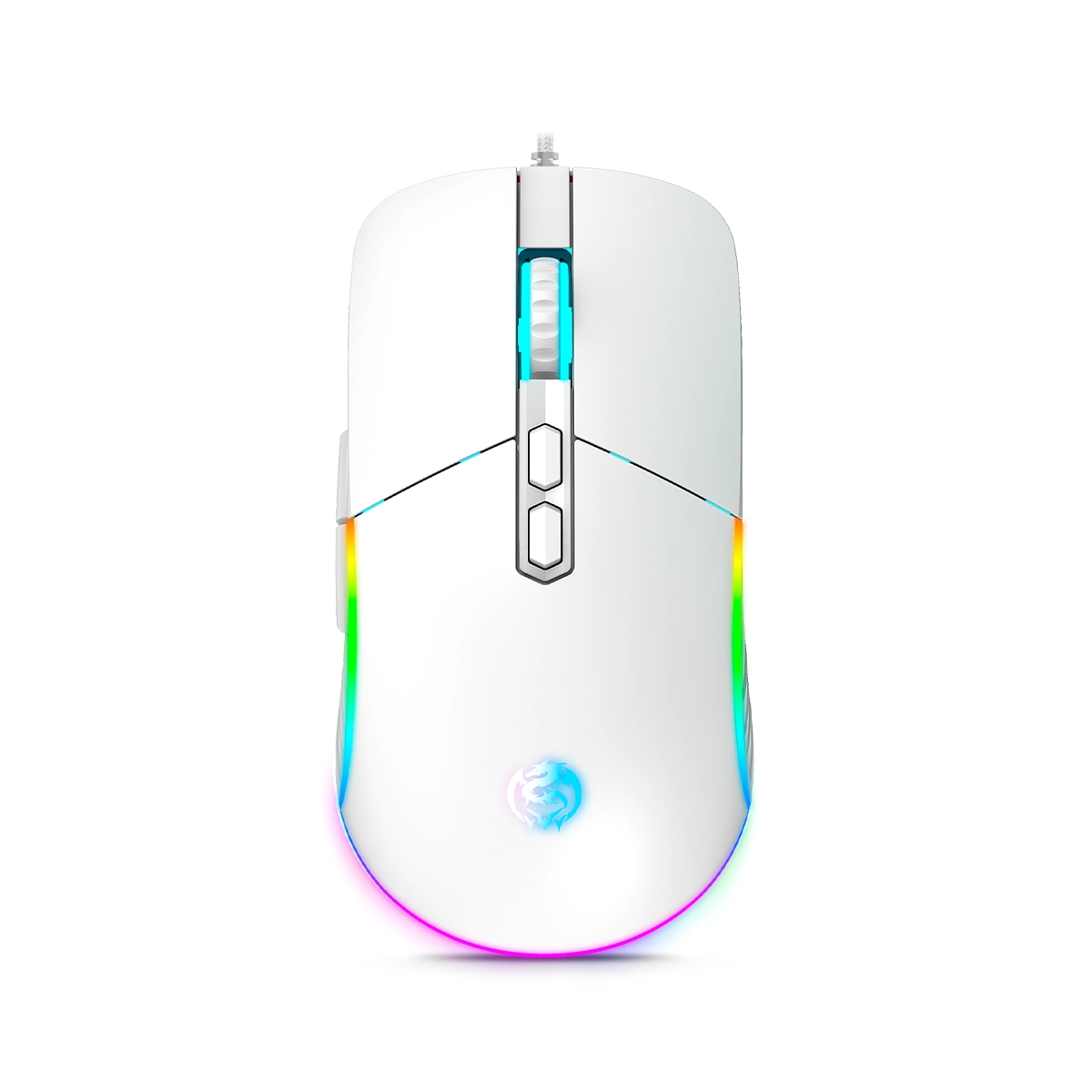 Mouse Gamer STRIKER BLANCO CBX M601W 7BOTONES 7200DPI CYBERTEL
