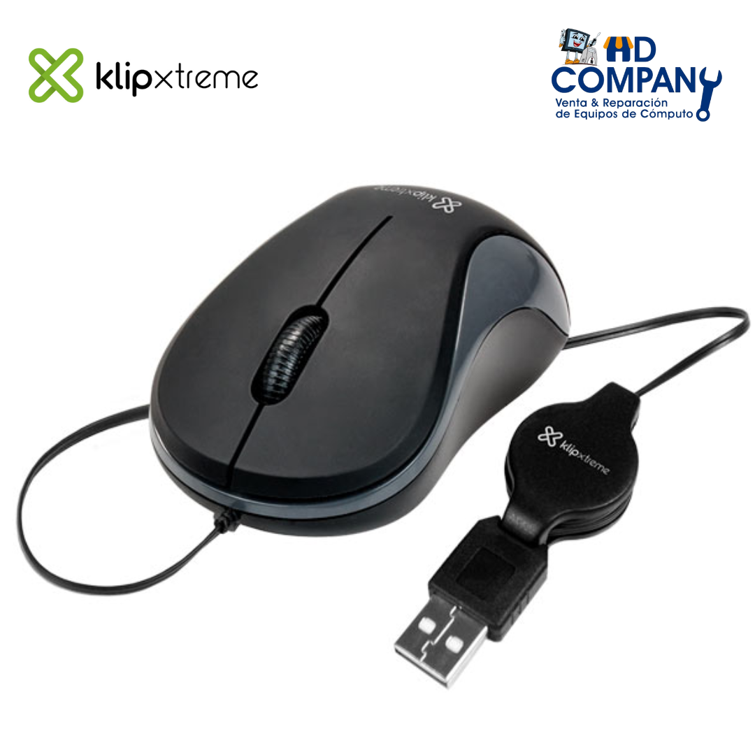 Mouse KLIP XTREME karbon KMO-113 | retractil