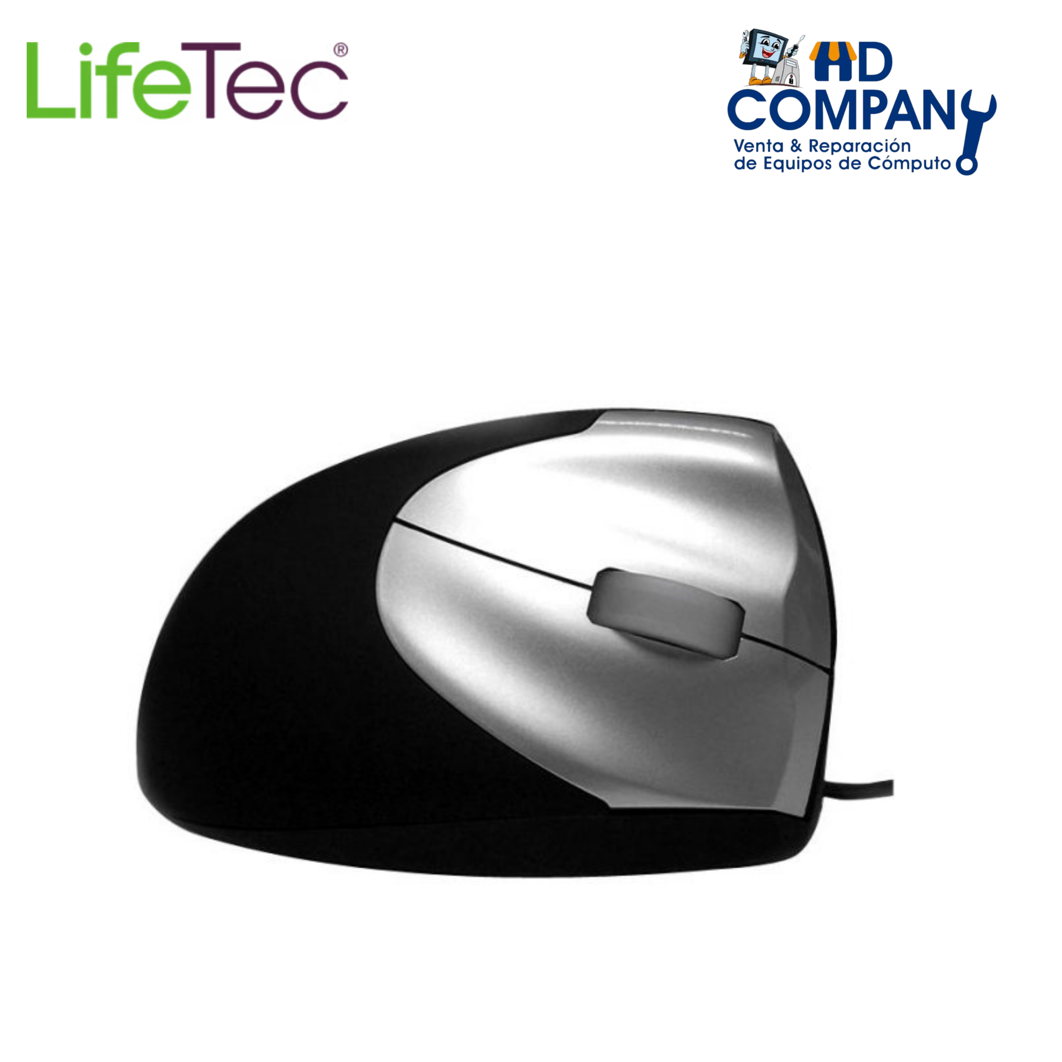 Mouse LIFETEC ergonomico | caja verde