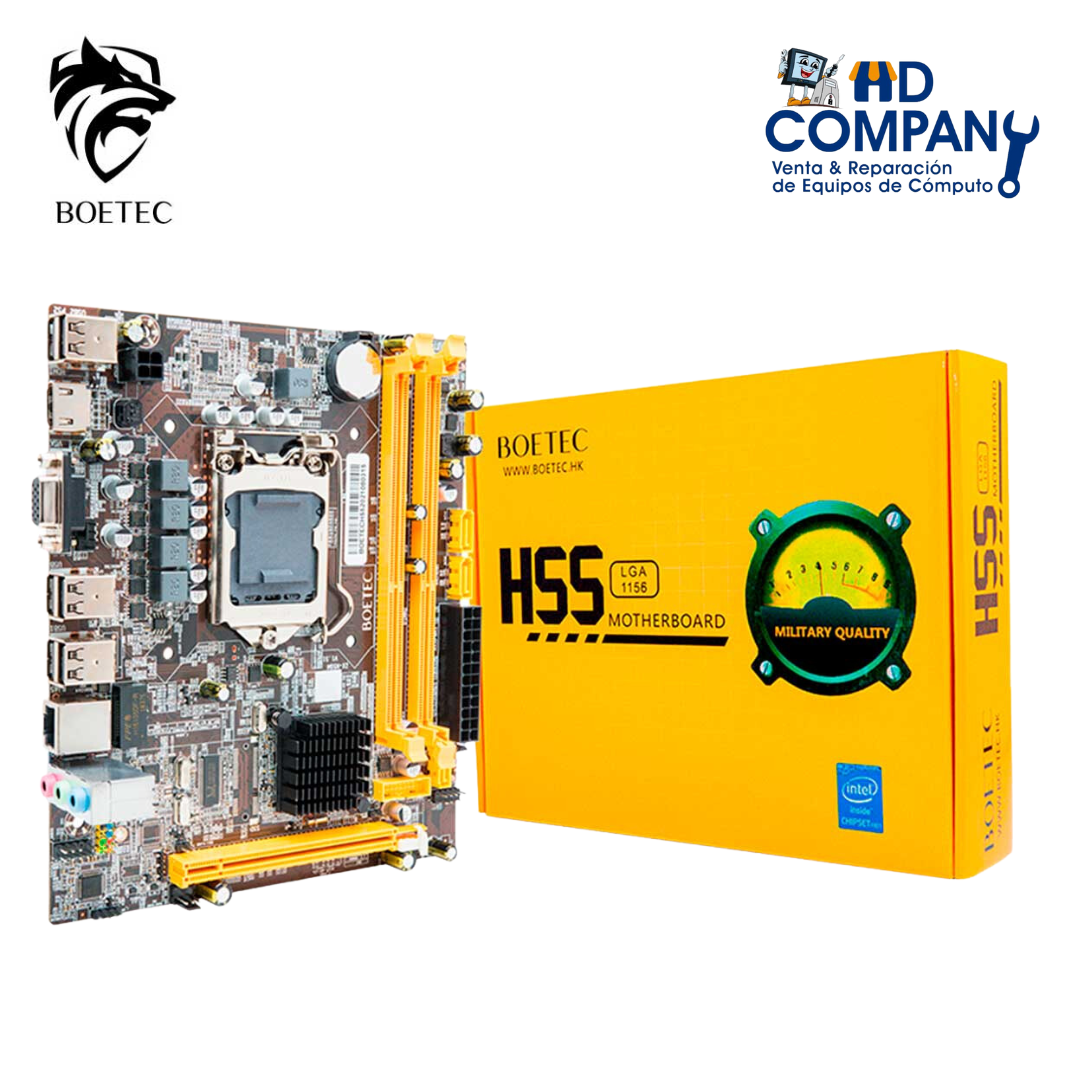 PLACA MAINBOARD BOETEC H55 INTEL LGA 1156 DDR3