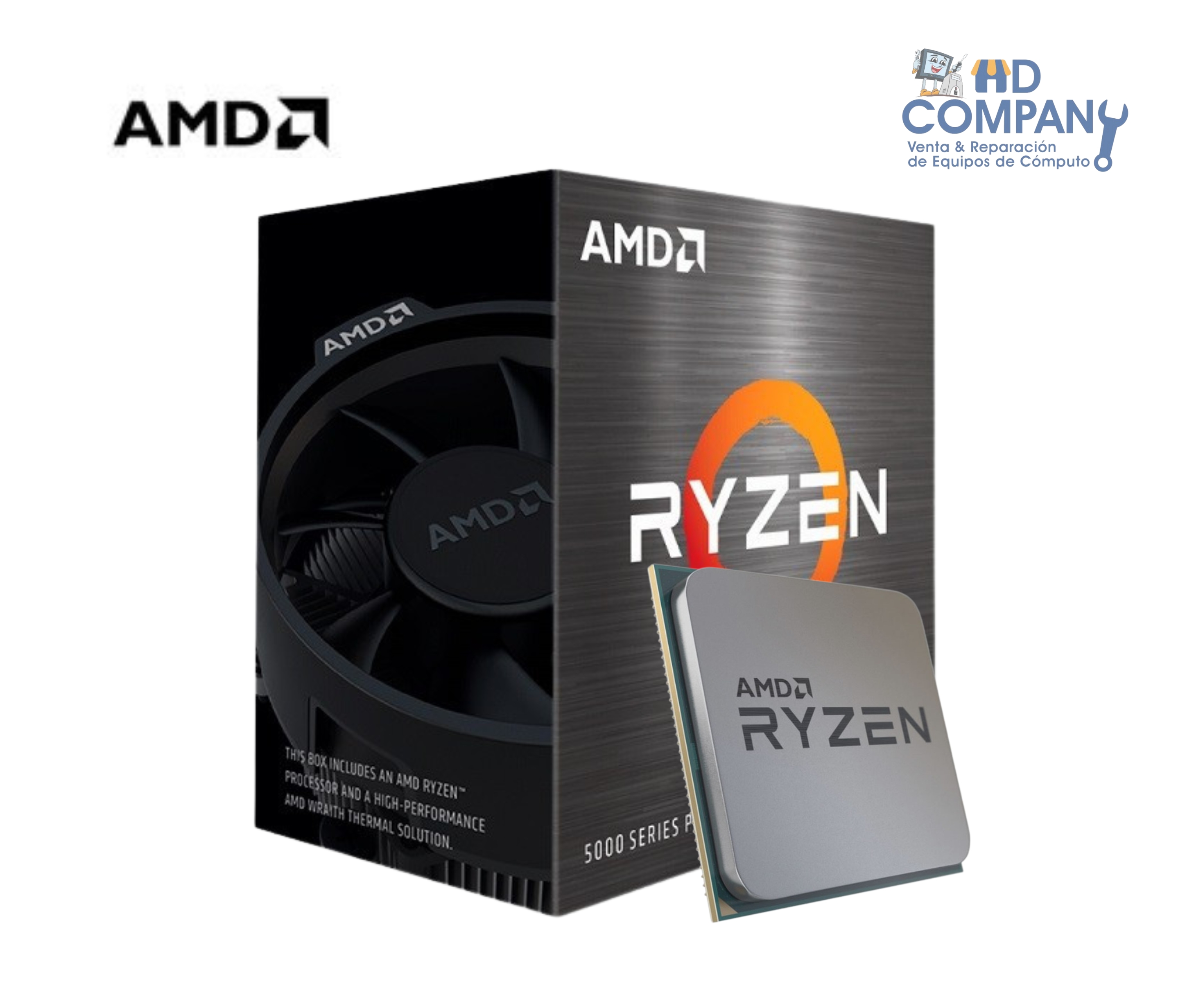 PROCESADOR AMD RYZEN 5 5600, 3.50 / 4.40 GHZ, 32MB L3 CACHE, 6-CORES, AM4, 7NM, 65W.