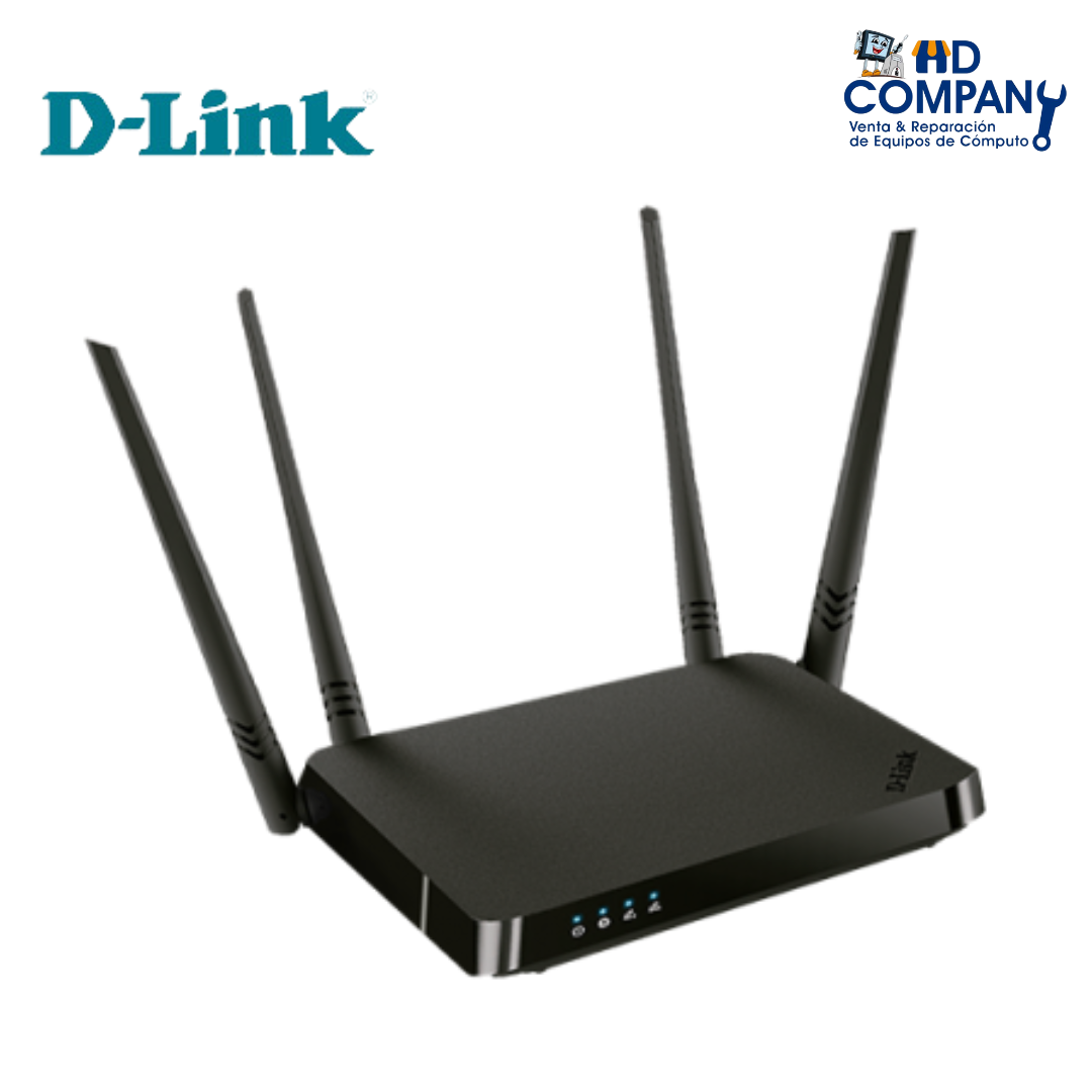 Router D-Link DIR-822 AC1200 Wi-Fi 4 ANTENAS