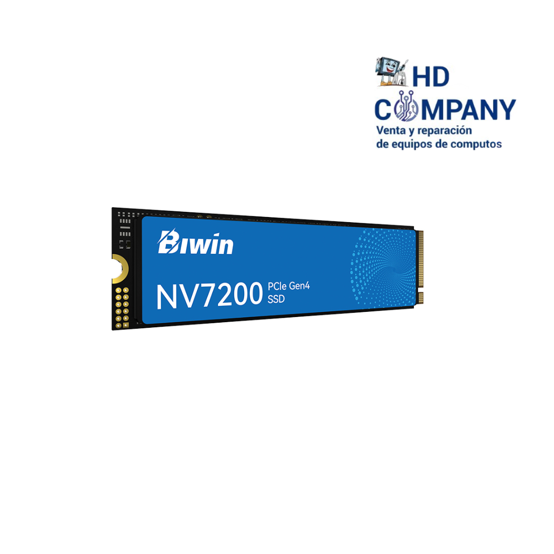 SSD SOLIDO BIWIN NV7200, 1TB, M.2 2280 PCIe Gen 4 x4, NVMe 2.0