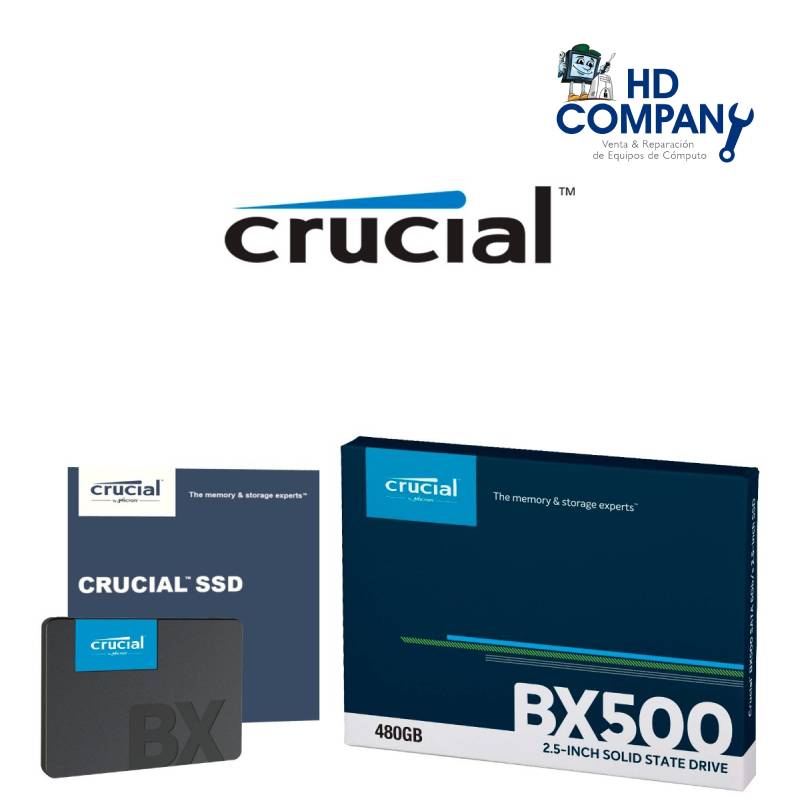 SSD solido CRUCIAL BX500 480GB SATA