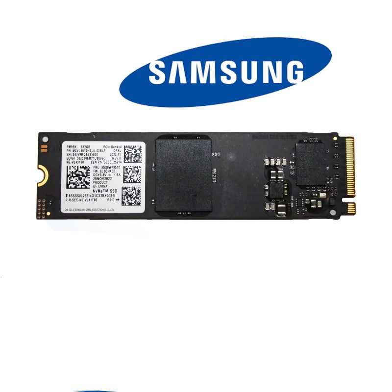 SSD SOLIDO NVME SAMSUNG 512GB PM9B1 GEN4X4 MZ-VL45120