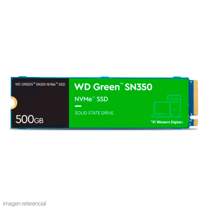 SSD SOLIDO NVME WESTERN DIGITAL GREEN 500GB SN350