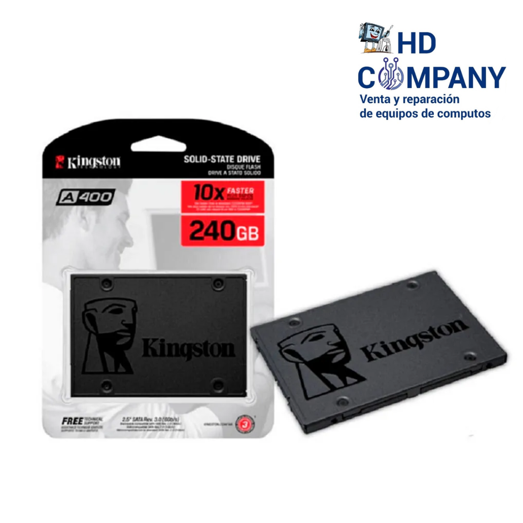 SSD solido KINGSTON A400 240GB sata 6GB/S, 2.5", 7MM | SA400S37/240G