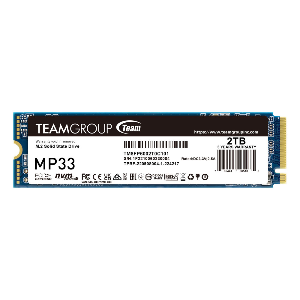SSD solido NVE TEAMGROUP MP33 2TB