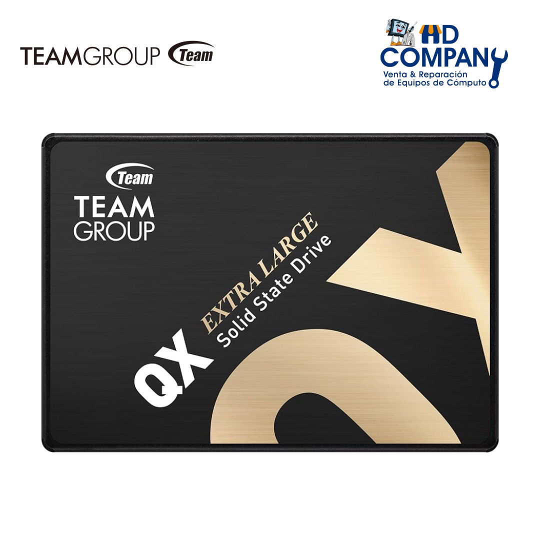 SSD solido TEAMGROUP QX 1TB, sata 6.0 GBPS, 2.5".