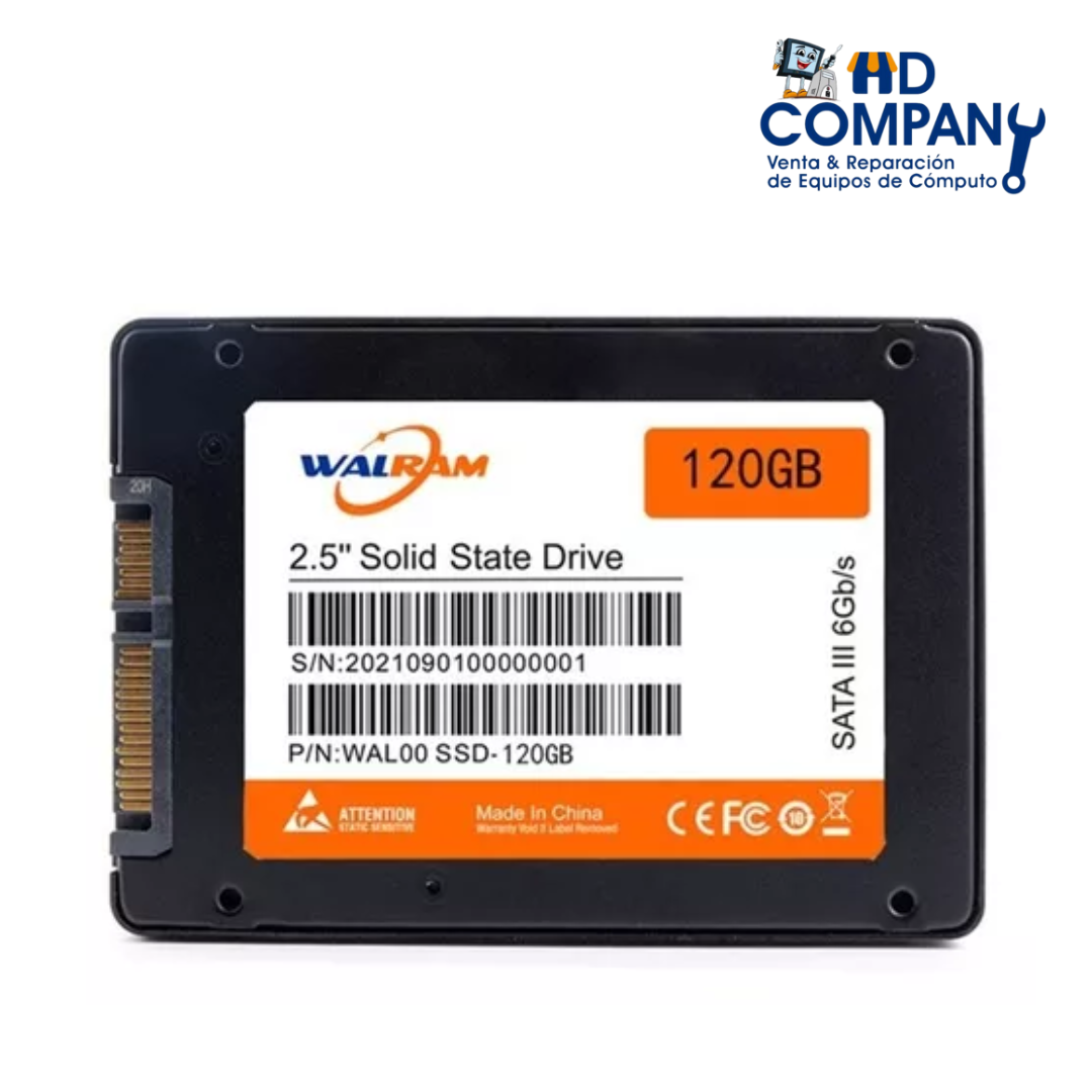 SSD solido WALRAM 2.5 SATA 120GB