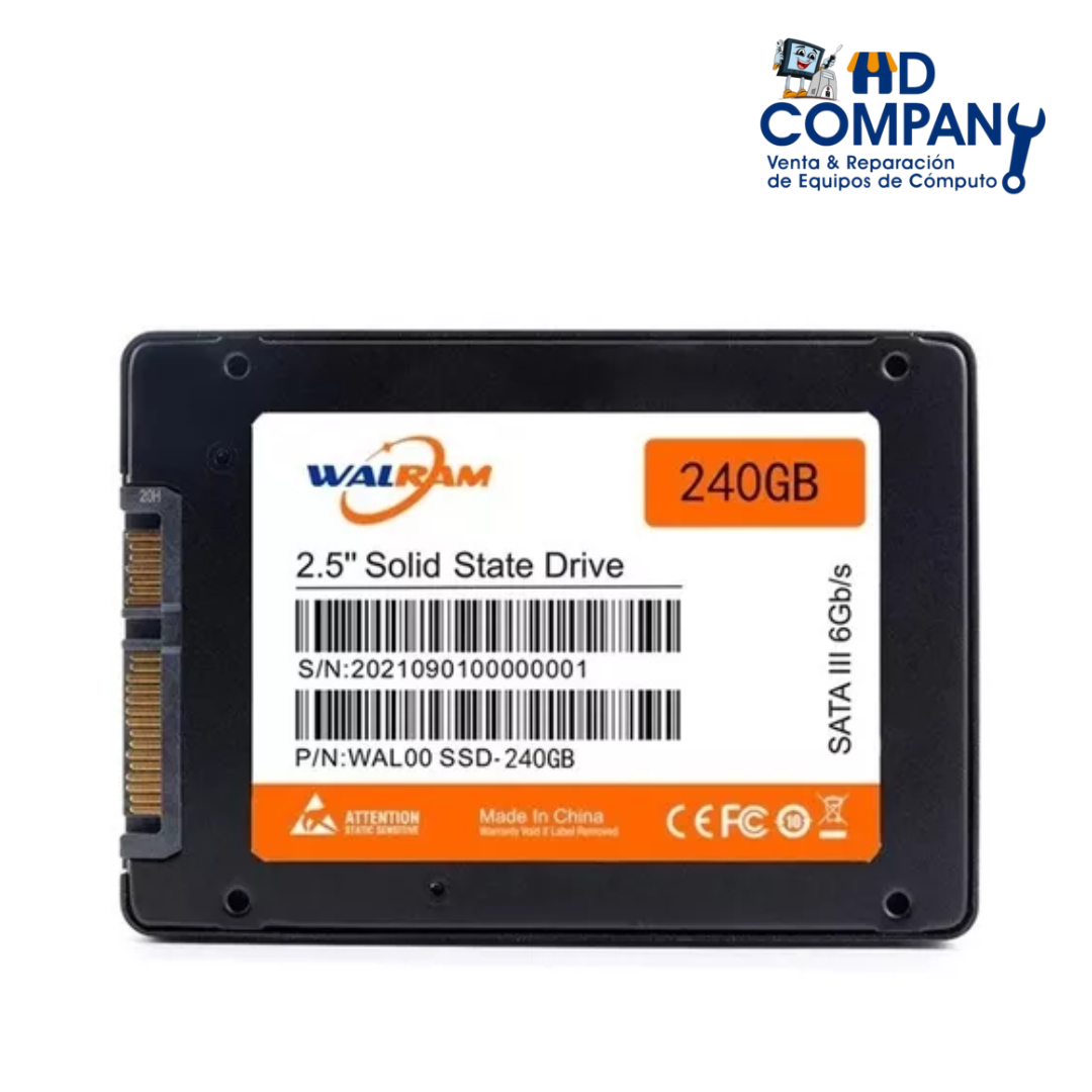 SSD solido WALRAM 2.5 SATA 240GB
