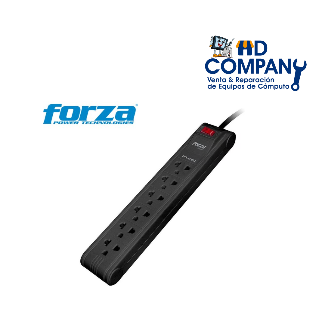 Supresor de pico FORZA FPS-005B 6 tomas