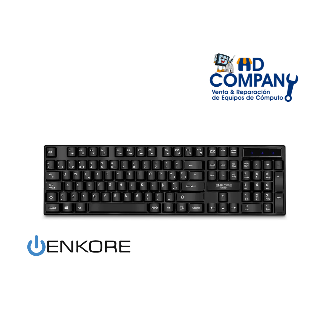 TECLADO MULTIMEDIA USB ENKORE CITIZEN ENK313