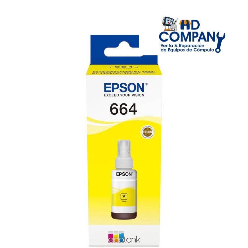 Tinta EPSON T664420 yellow | caja