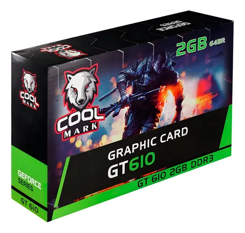 Tarjeta de Video  COOLMARK GT 210 1GB, DDR3 64-bit, HDMI/DVI/VGA
