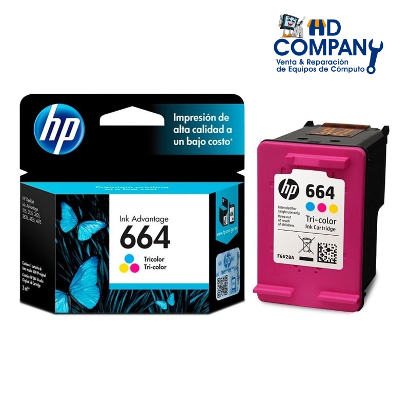 Tinta HP 664 color