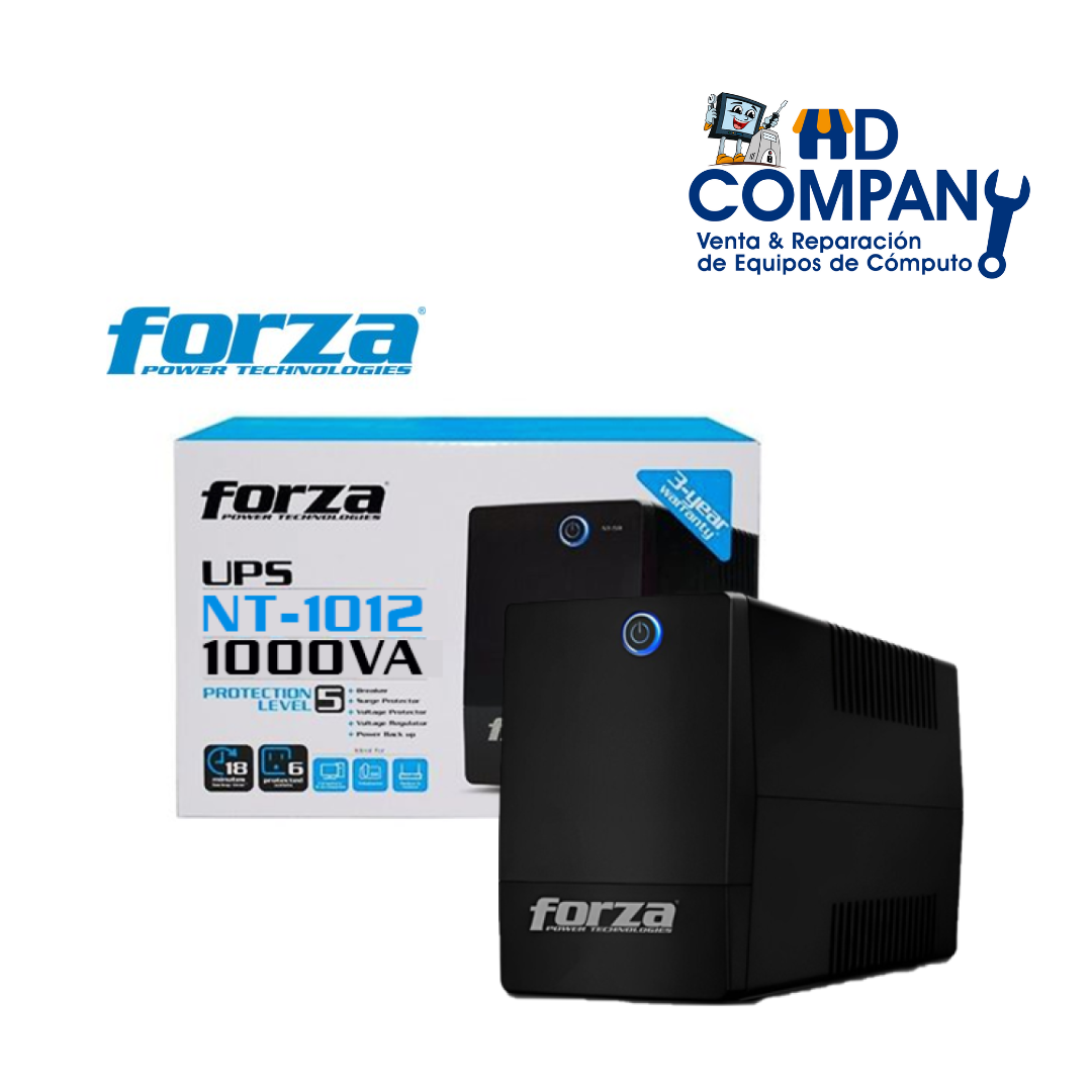 UPS Forza 1000VA NT-1012U 500W 4 Tomas 220V