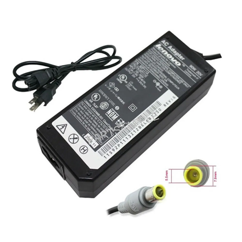 cargador LENOVO 20V 3.25A 65W|Punta aguja